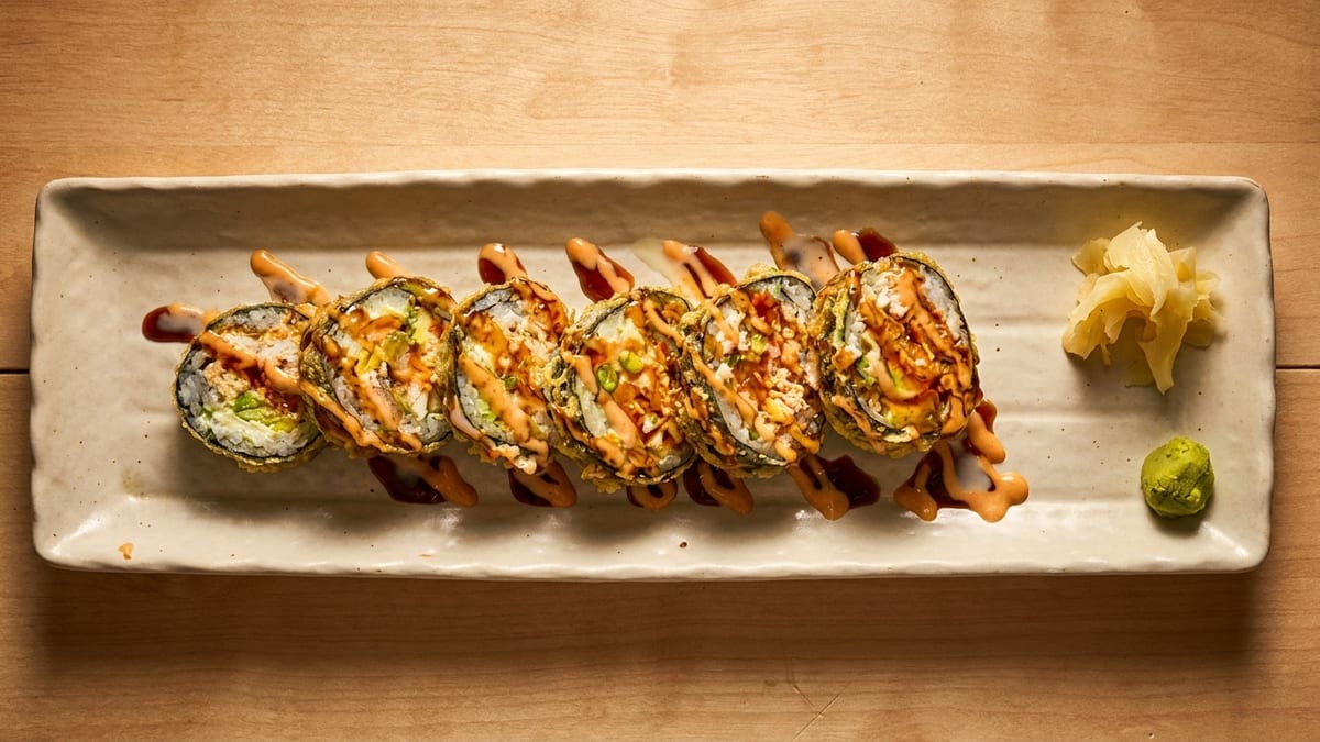 Beautiful sushi, every single order