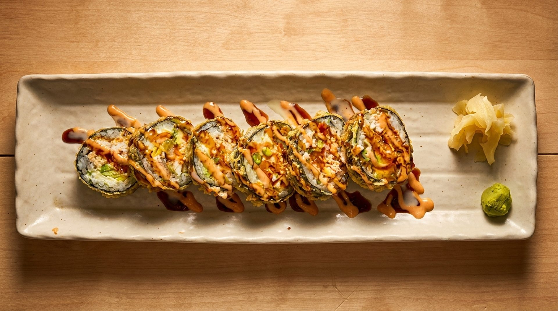 Beautiful sushi, every single order