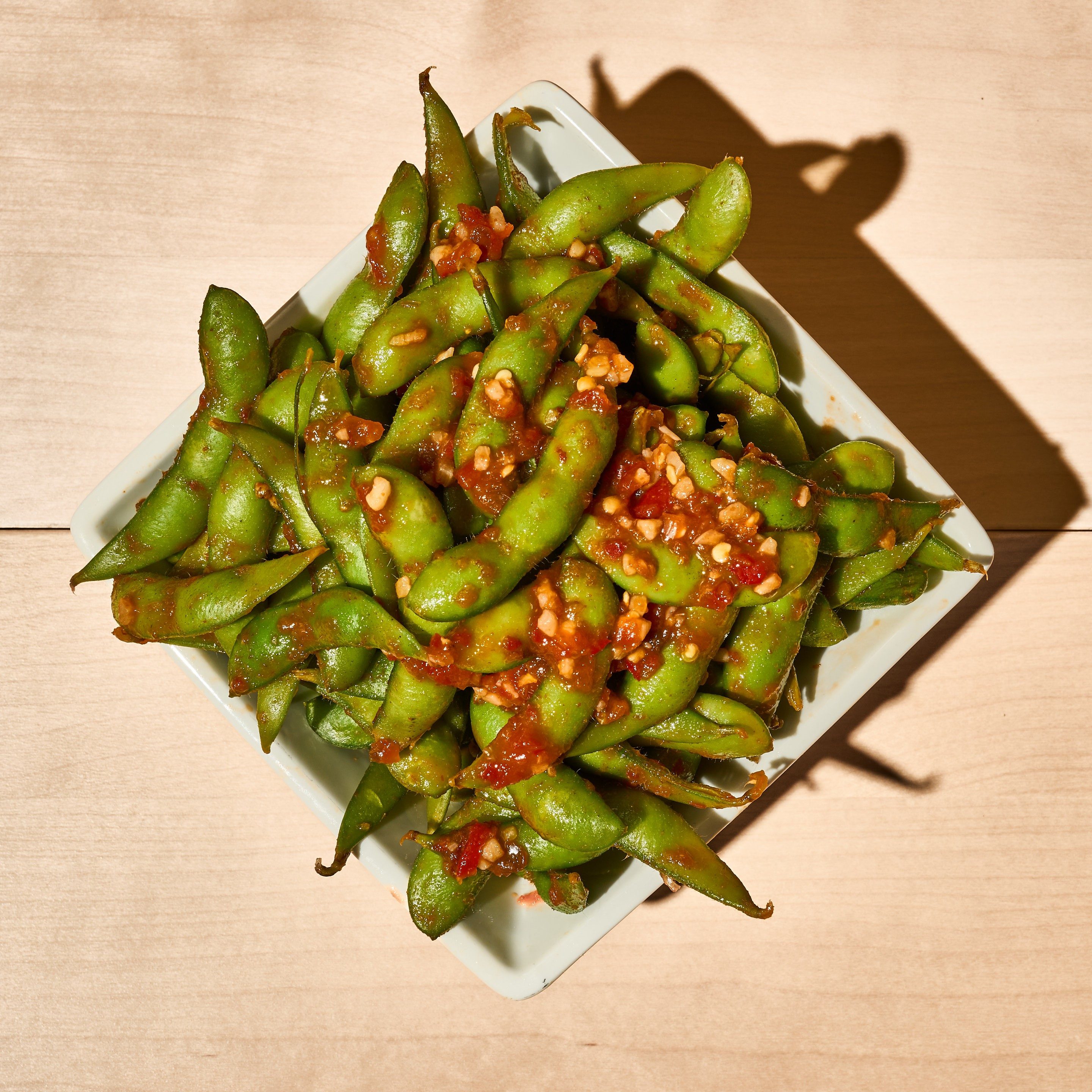 Spicy Edamame.