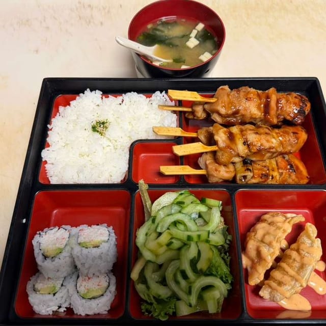 Chicken Yakidori Bento.