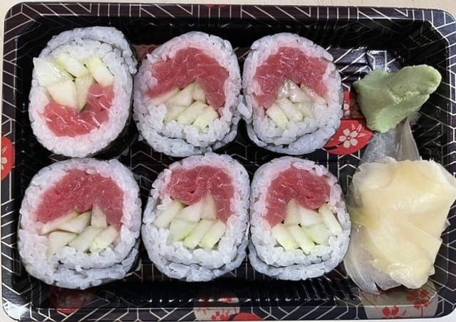 Golden Spicy Tuna Roll.